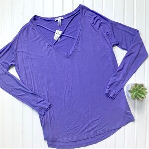 •VS PINK• purple Super Soft tee